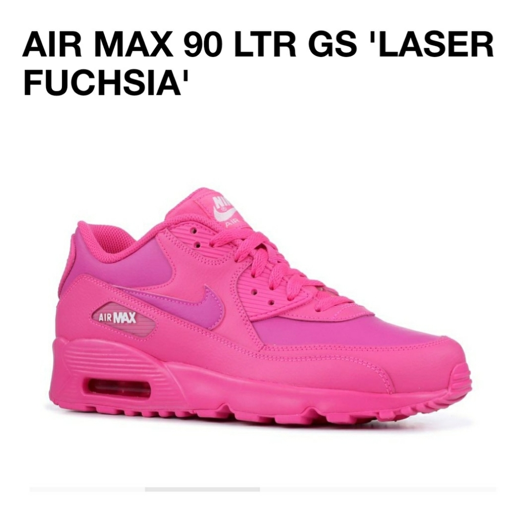 Nike Air Max 90 LTR Leather Laser Fuchsia